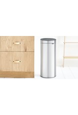 BRABANTIA Brabantia Touch Bin Prullenbak - 30 l - Matt Steel