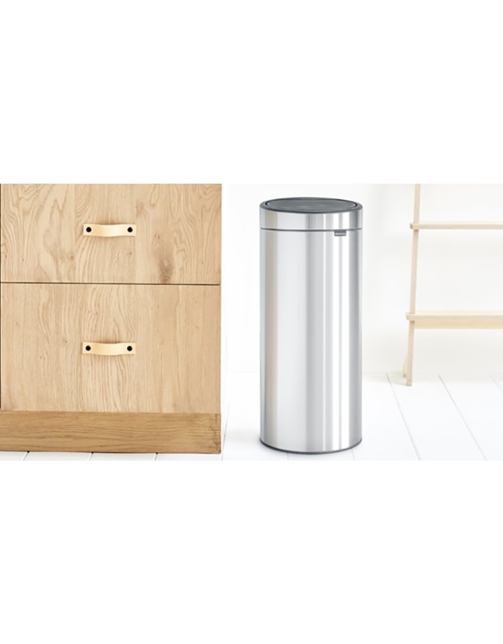 BRABANTIA Brabantia Touch Bin Prullenbak - 30 l - Matt Steel