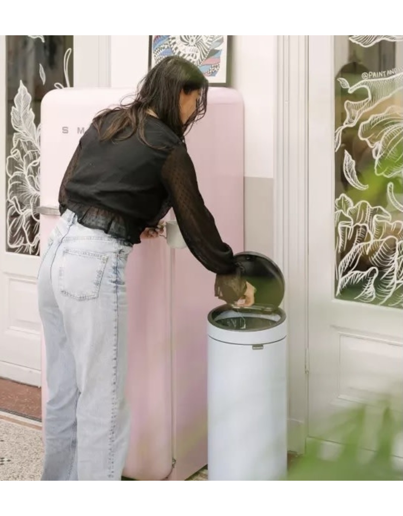 BRABANTIA Brabantia Touch Bin Prullenbak - 30 l - Matt Steel