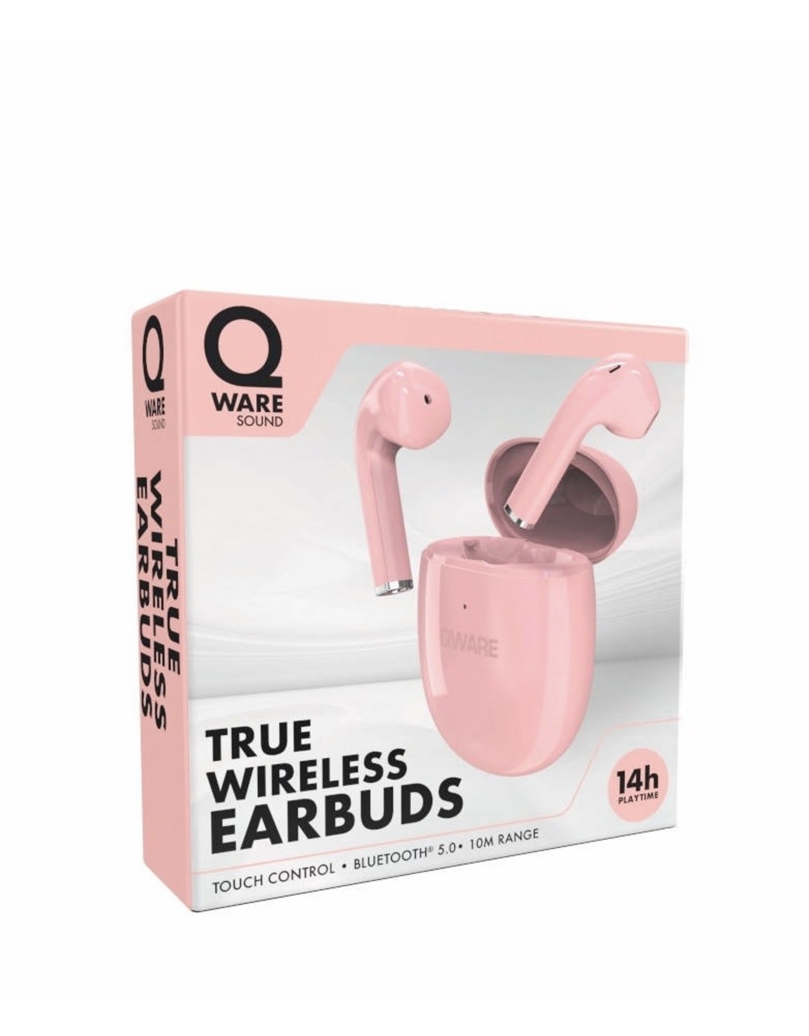 QWARE Qware Sound True draadloze oordopjes - roze