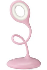 QWARE Flexibele bureaulamp Roze