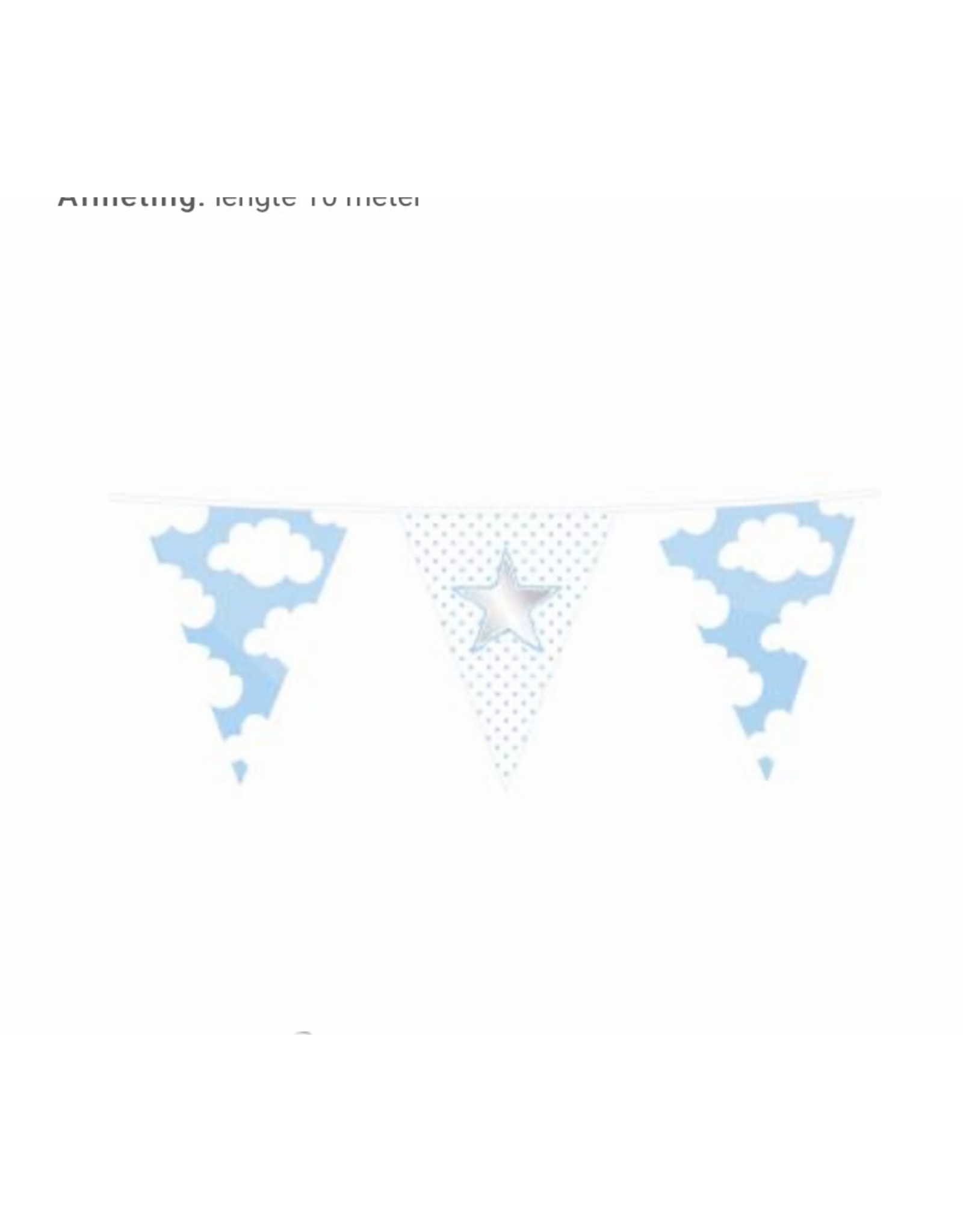 Haza Vlaggenlijn ster-wolk babyboy