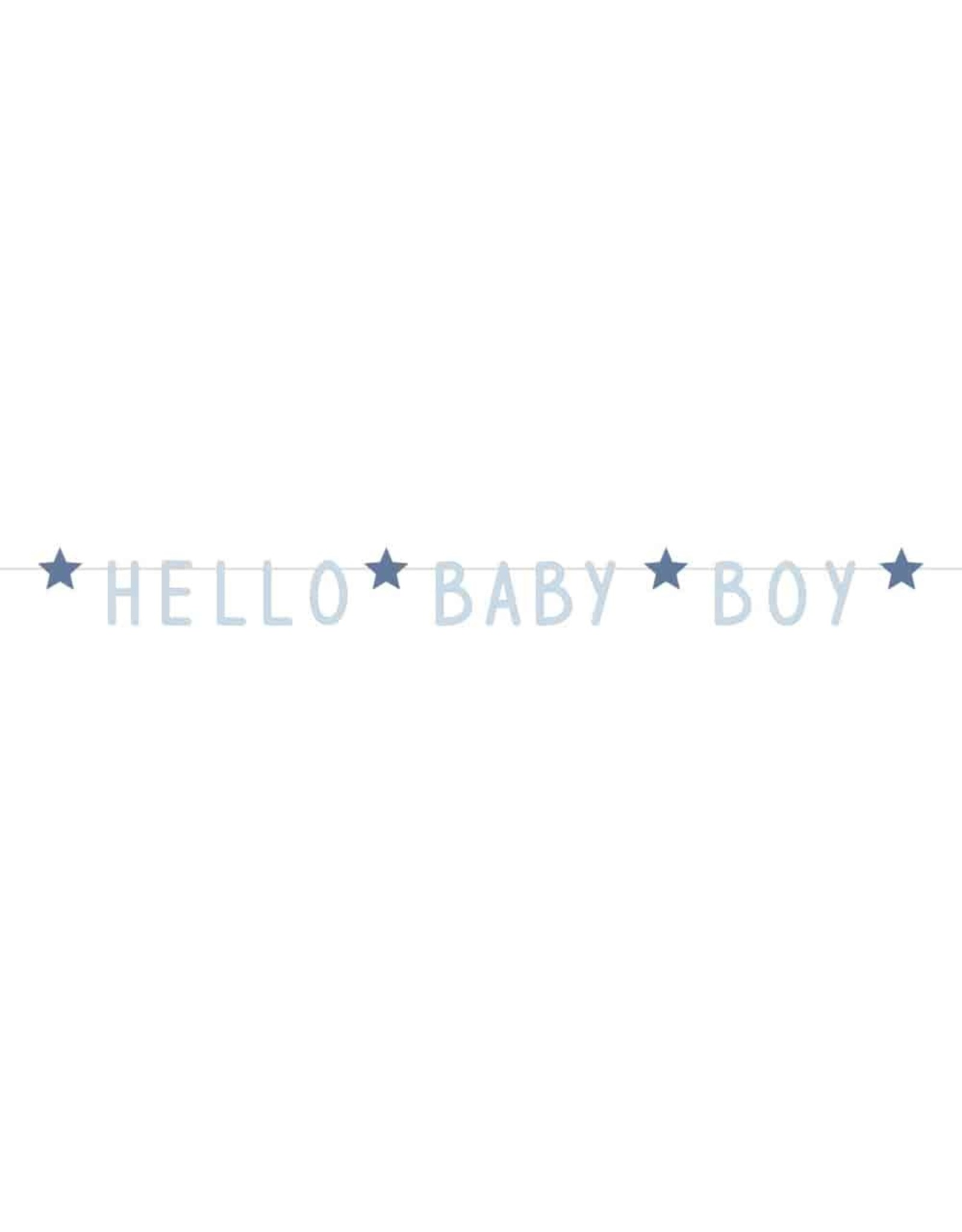 Haza Hello Baby Boy’ Blauw – 1 meter