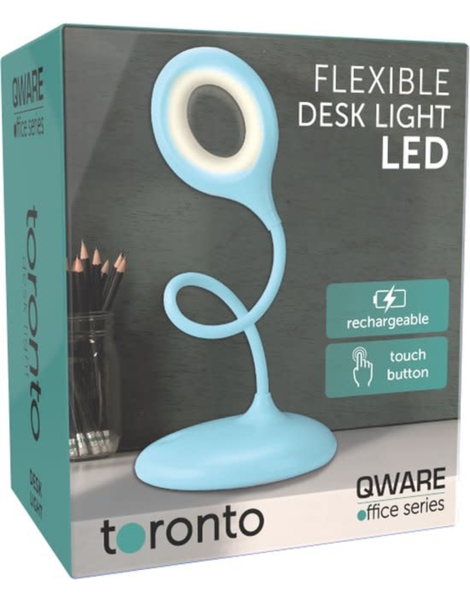 QWARE Qware Bureaulamp Toronto – Blauw