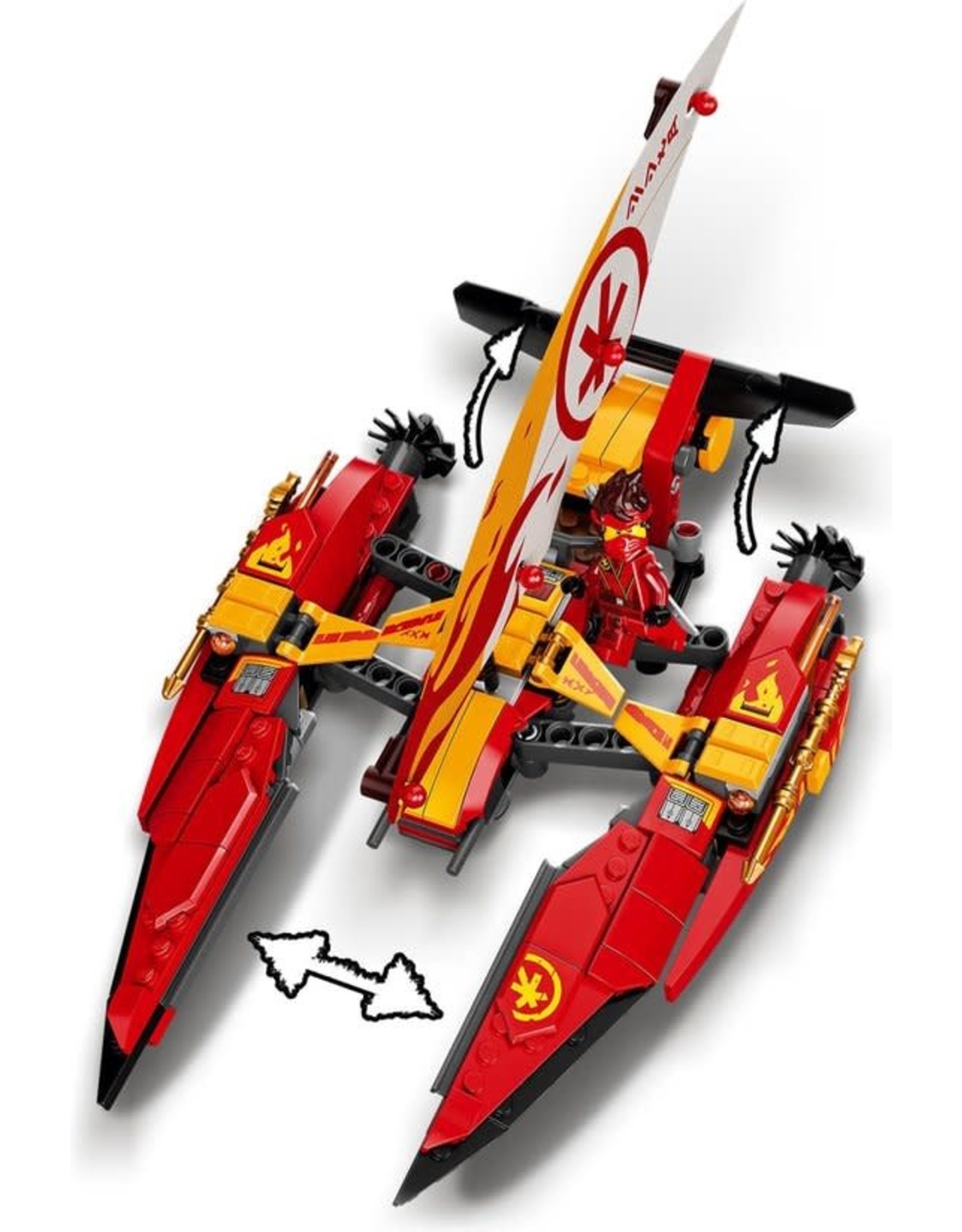 LEGO LEGO NINJAGO Catamaran zeeslag 71748