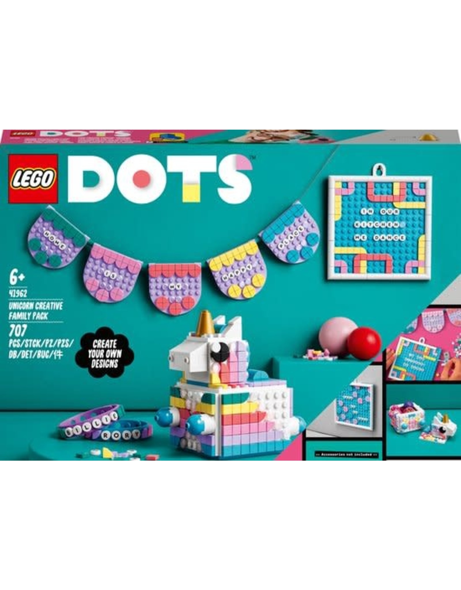 Lego Dots LEGO DOTS Eenhoorn creatieve gezinsset  41962
