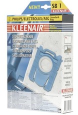 KLEENAIR Fevik  Stofzuigerzakken Philips Sb-1 Bls 4 stuks