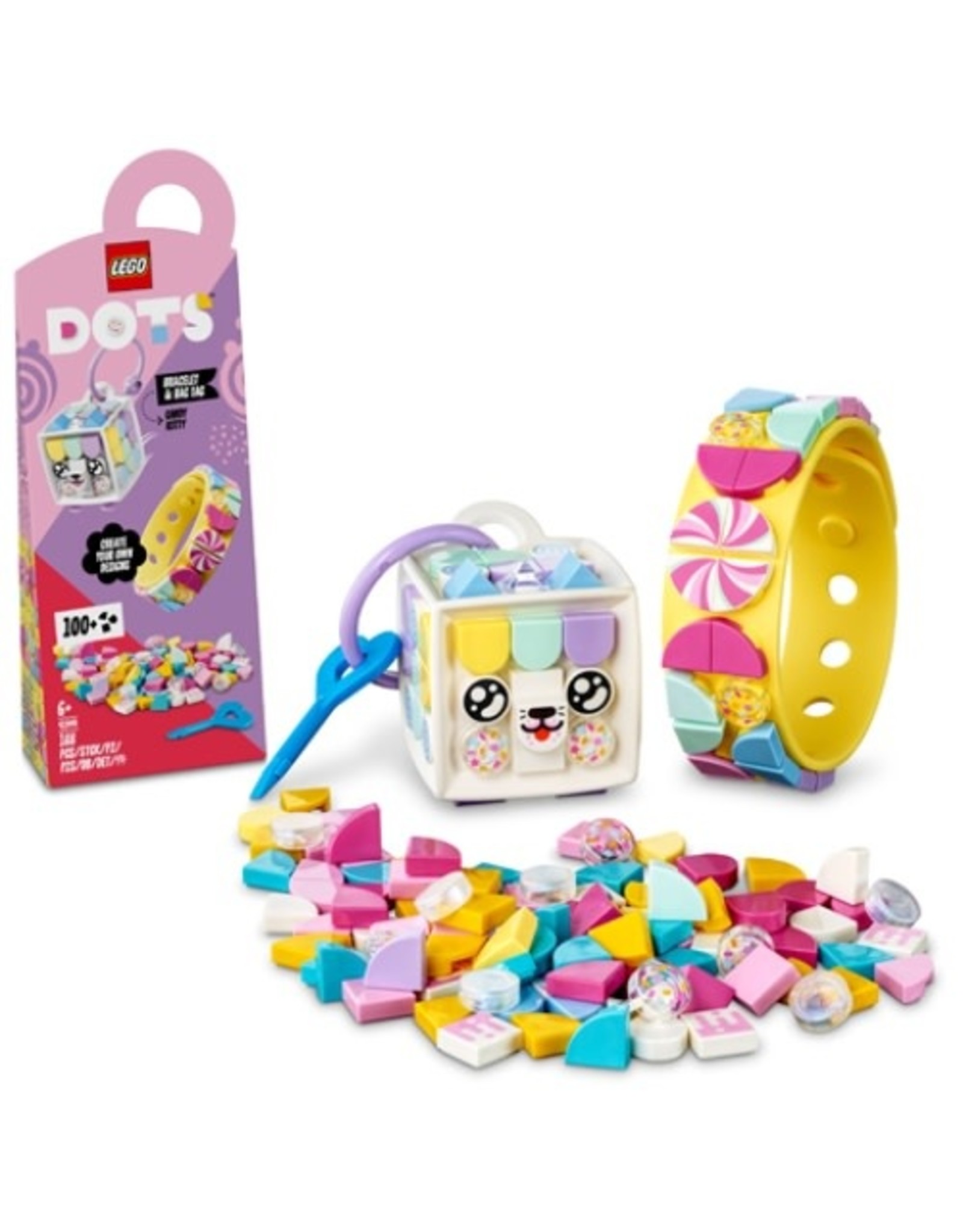 LEGO LEGO DOTS Snoepkatje Tassenhanger - 41944 Er