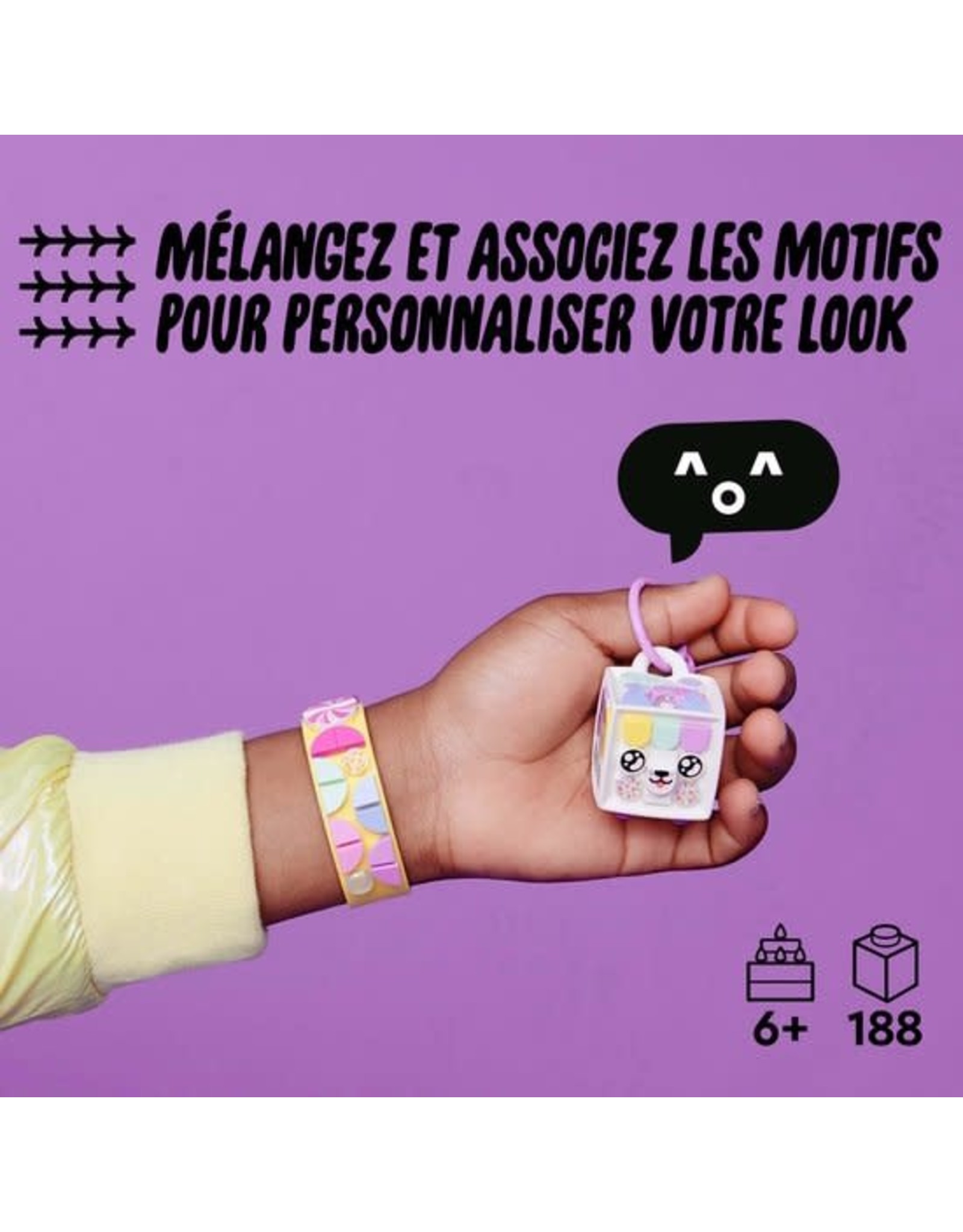 LEGO LEGO DOTS Snoepkatje Tassenhanger - 41944 Er