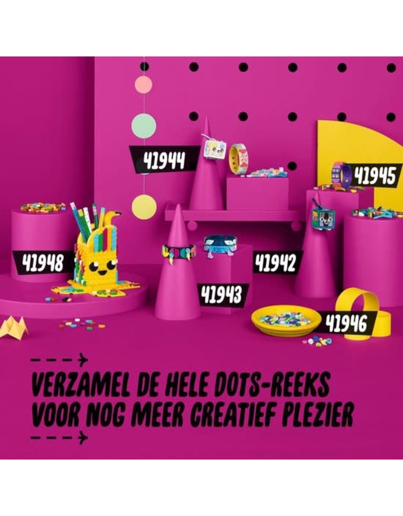 LEGO LEGO DOTS Snoepkatje Tassenhanger - 41944 Er