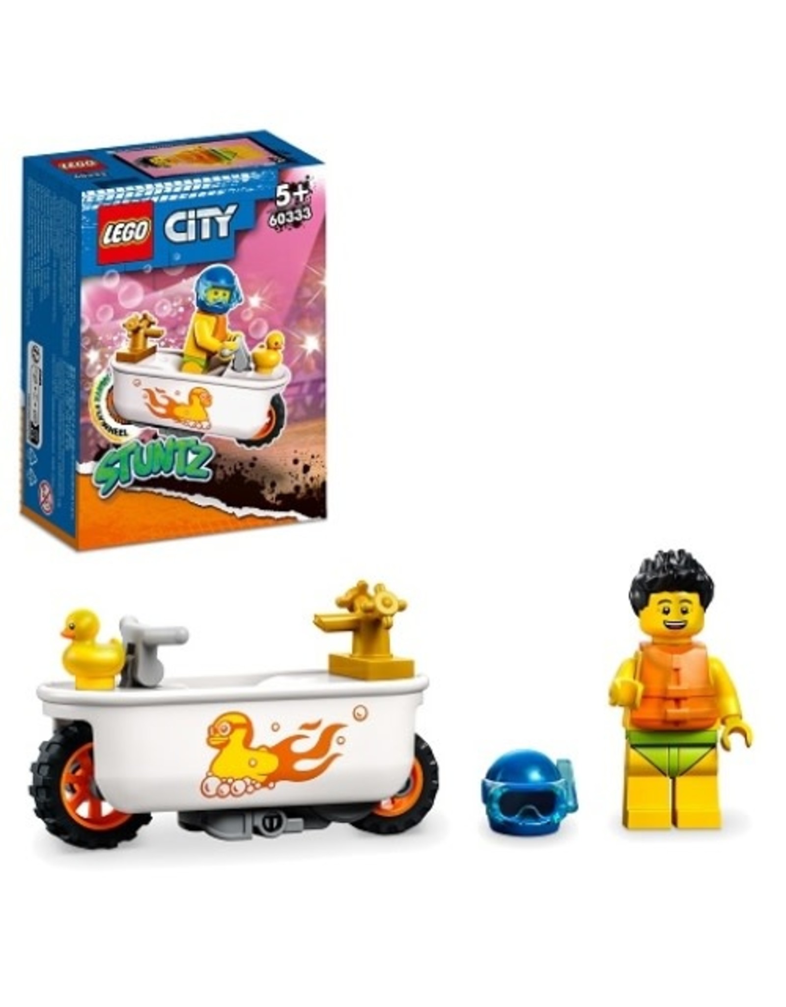 LEGO LEGO City Stuntz Badkuip stuntmotor - 60333