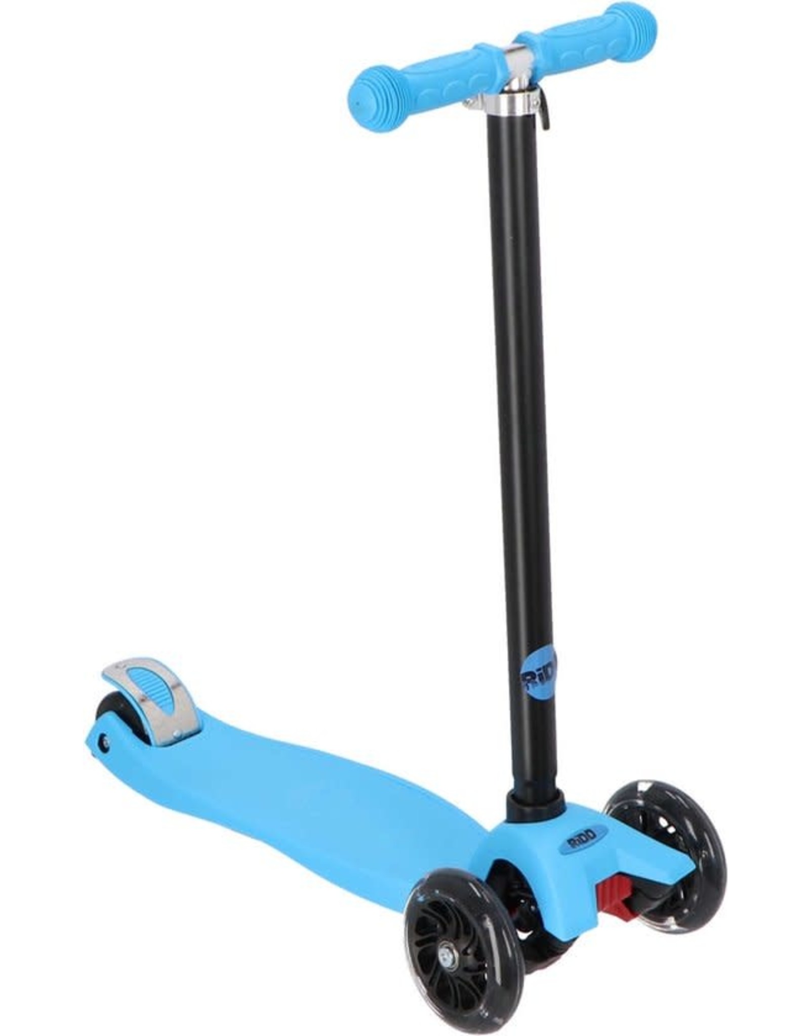 RIDD RiDD Kids Scooter - Stunt Scooter - Step - ABEC-7 - Vanaf 3 jaar - 2 Achterwielen met LED verlichting - RVS Rem - Blue - Blauw