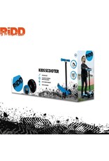 RIDD RiDD Kids Scooter - Stunt Scooter - Step - ABEC-7 - Vanaf 3 jaar - 2 Achterwielen met LED verlichting - RVS Rem - Blue - Blauw