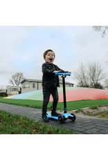 RIDD RiDD Kids Scooter - Stunt Scooter - Step - ABEC-7 - Vanaf 3 jaar - 2 Achterwielen met LED verlichting - RVS Rem - Blue - Blauw