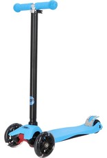 RIDD RiDD Kids Scooter - Stunt Scooter - Step - ABEC-7 - Vanaf 3 jaar - 2 Achterwielen met LED verlichting - RVS Rem - Blue - Blauw