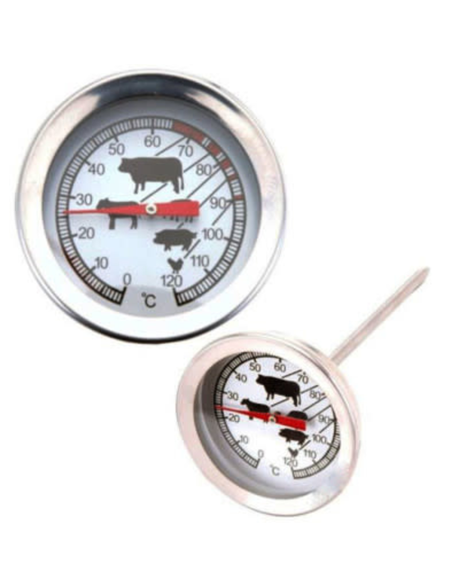 EXCELLENT HOUSEWARE Vleesthermometer rvs