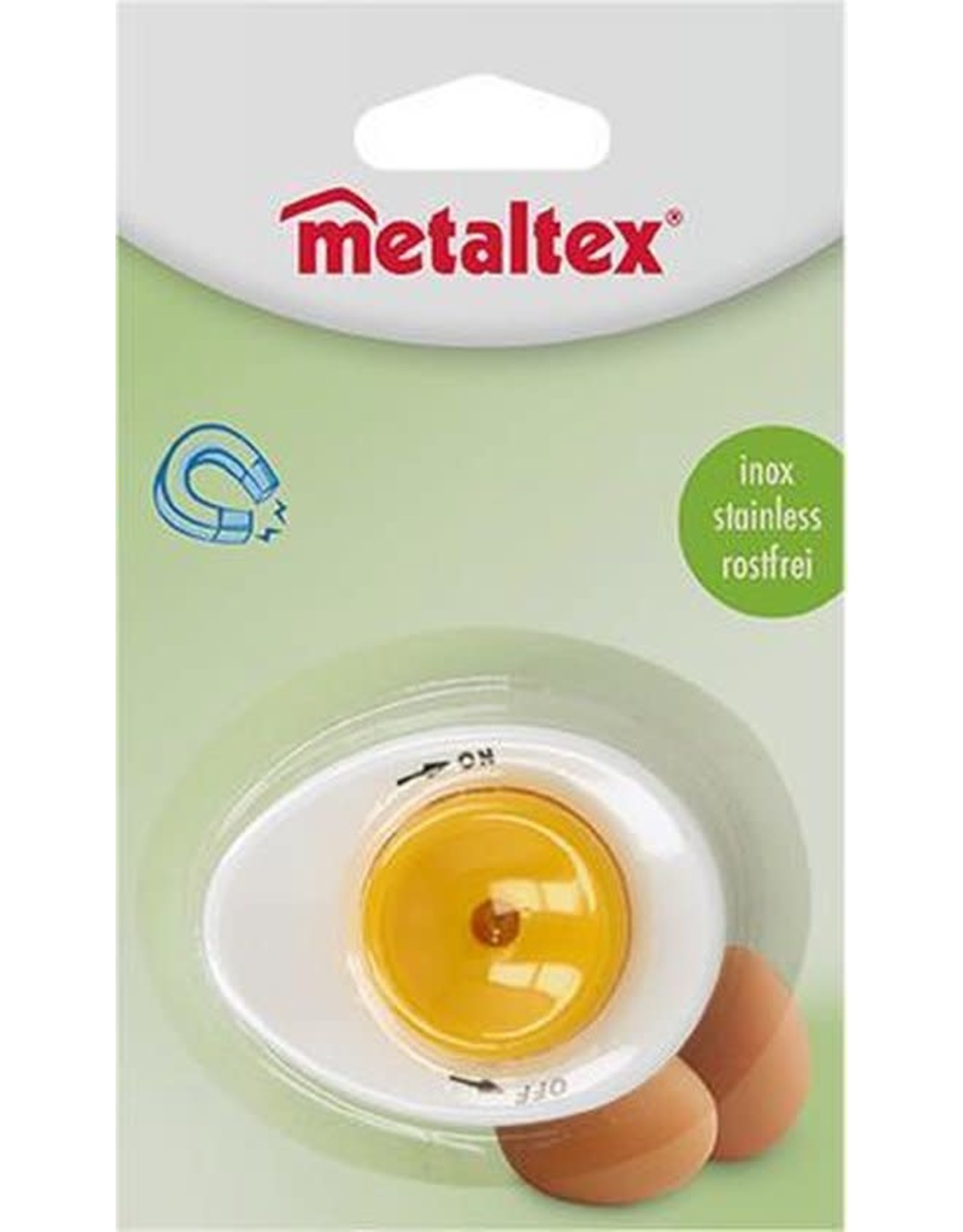 METALTEX Metaltex  Eierprikker  7 X 5 Cm - Wit/geel