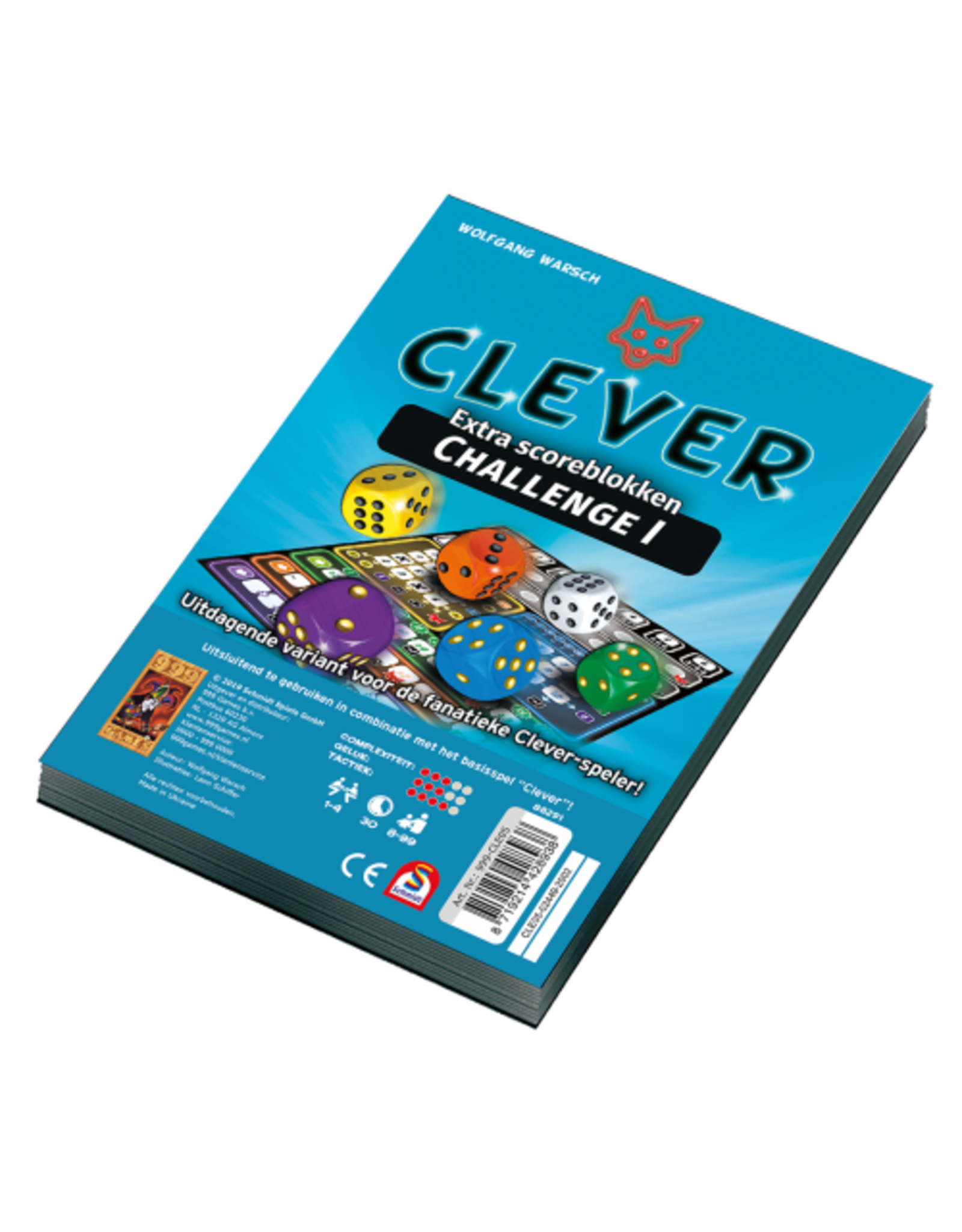 999 GAMES Scoreblokken Clever Challenge - Dobbelspel
