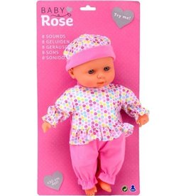 JOHNTOYS Baby Rose Babypop 30cm