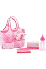 JOHNTOYS Baby Rose Luiertas met accessoires