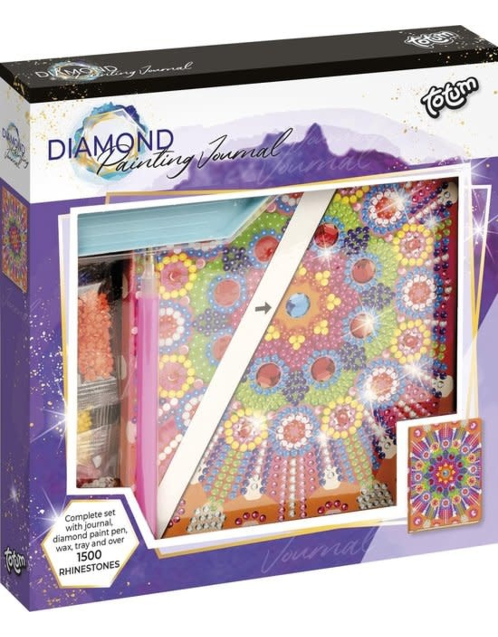 TOTUM Totum Diamond Paint Dagboek - Mandala