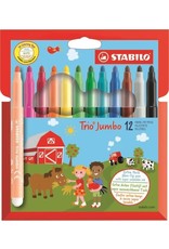 STABILO STABILO Trio Jumbo etui 12 stuks