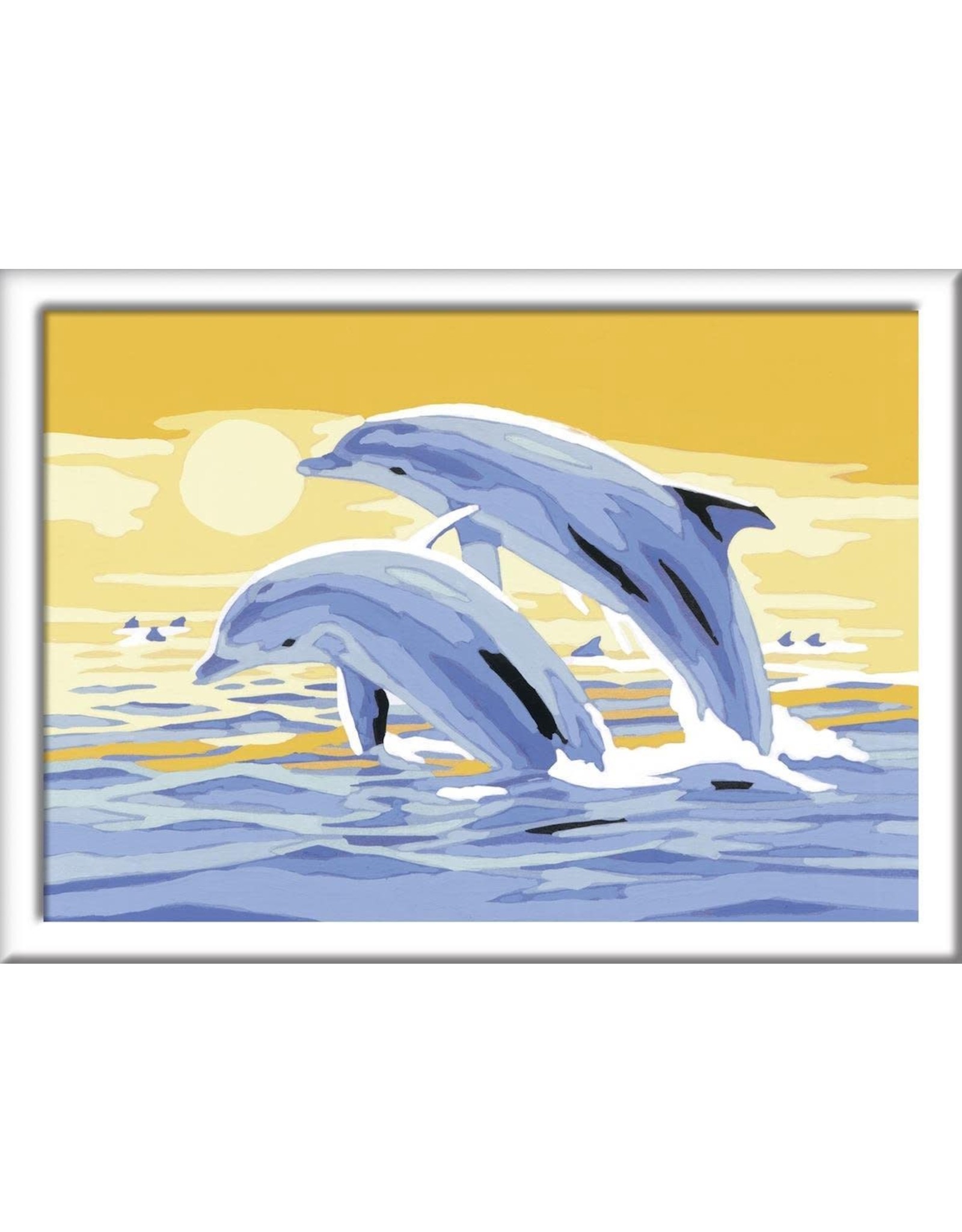 RAVENSBURGER Schilderen op nummer - Springende dolfijnen