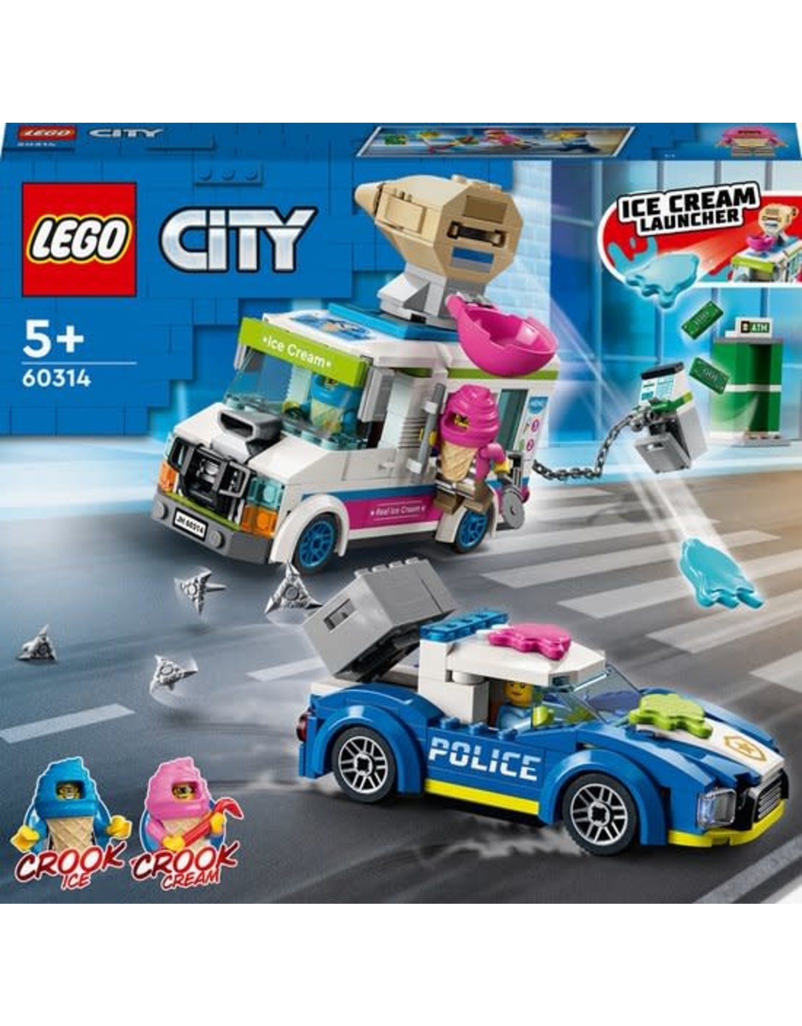 LEGO LEGO City IJswagen Politieachtervolging - 60314