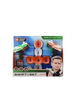 TACK PRO Tack Pro Swift I set- Tack Pro Shotgun Duo Pocket Junior 11 Cm Zwart/rood/wit 15-delig