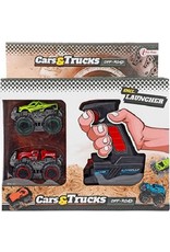 TOI TOYS Monster trucks set-Toi-Toys Cars and Trucks Monstertruck afschieter (20154Z-ASS)
