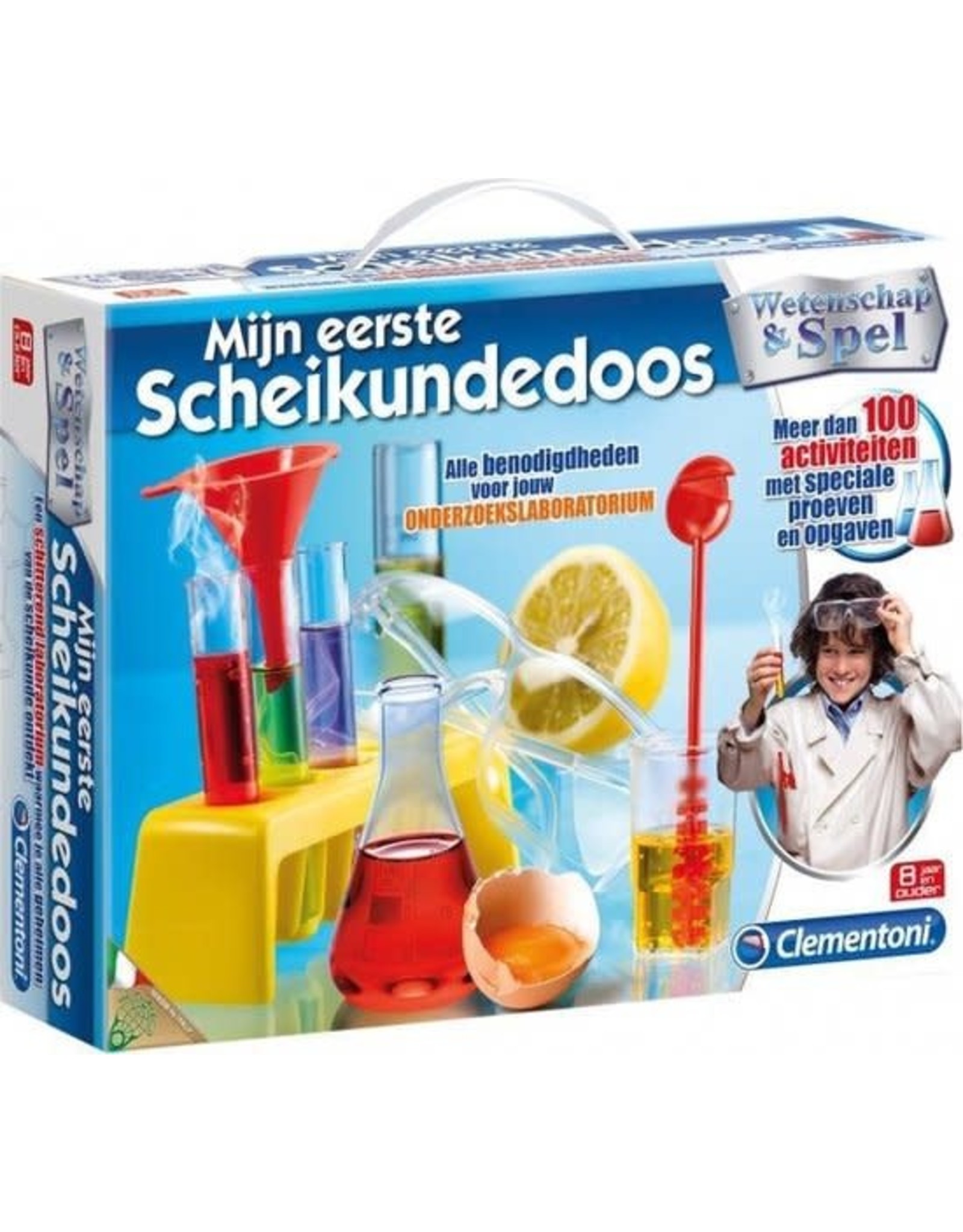 CLEMENTONI Wetenschap en Spel Mijn eerste scheikundedoos