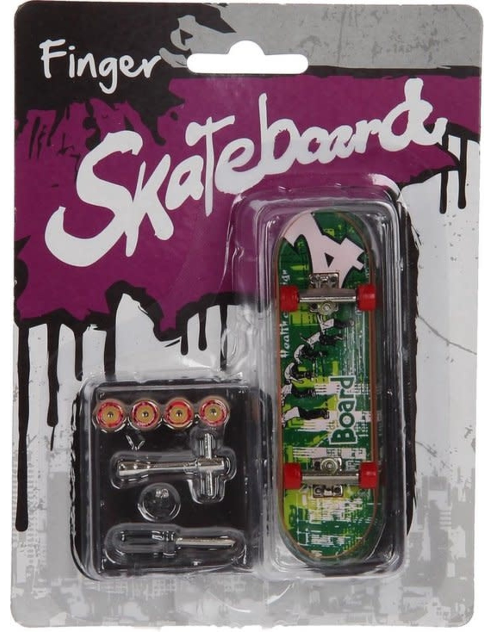 JOHNTOYS Vinger Skateboard met Accessoires