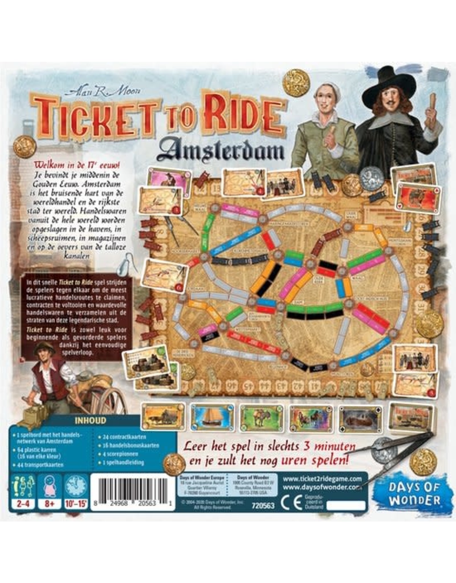 Days of Wonder Ticket to Ride Amsterdam - Bordspel