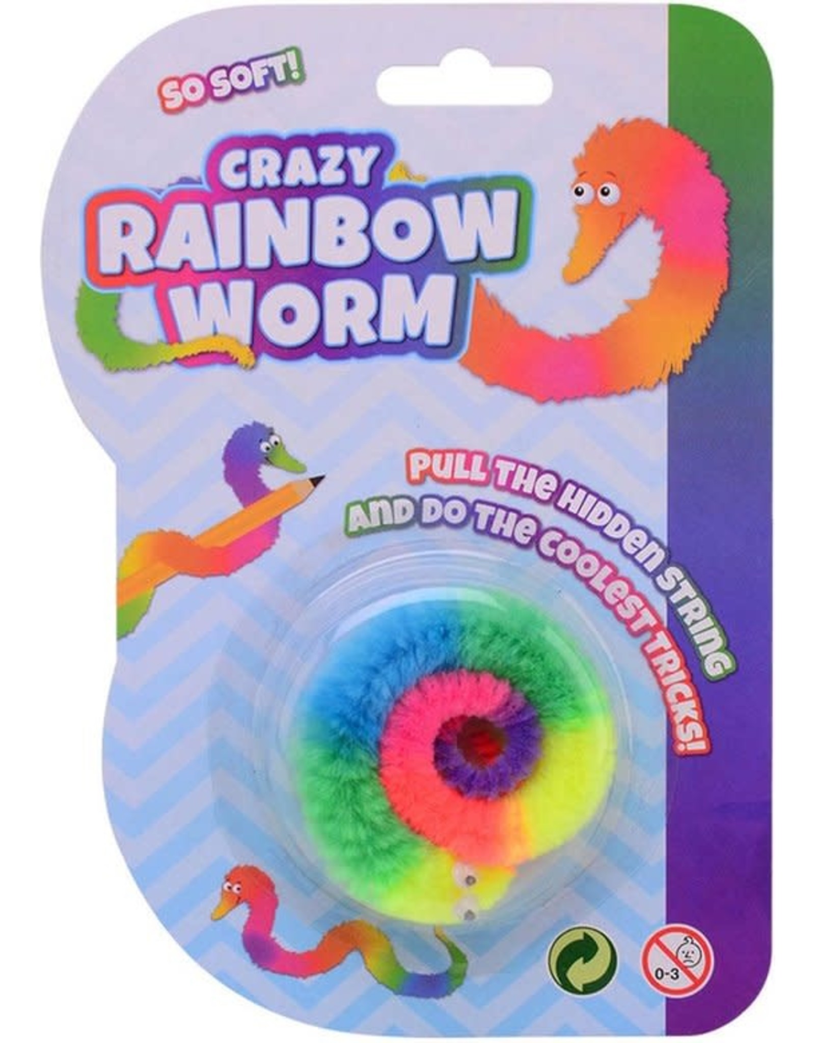 Gekke regenboog worm -Magische Crazy Rainbow Worm - Magic Worm