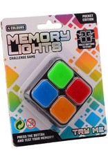 JOHNTOYS Memory Lights pocket editie -Johntoy Memory Lights Pocket Editie Met Licht En Geluid 5 Cm