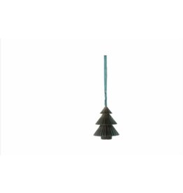 B Living Decorative X mas triangle dark green 8cm