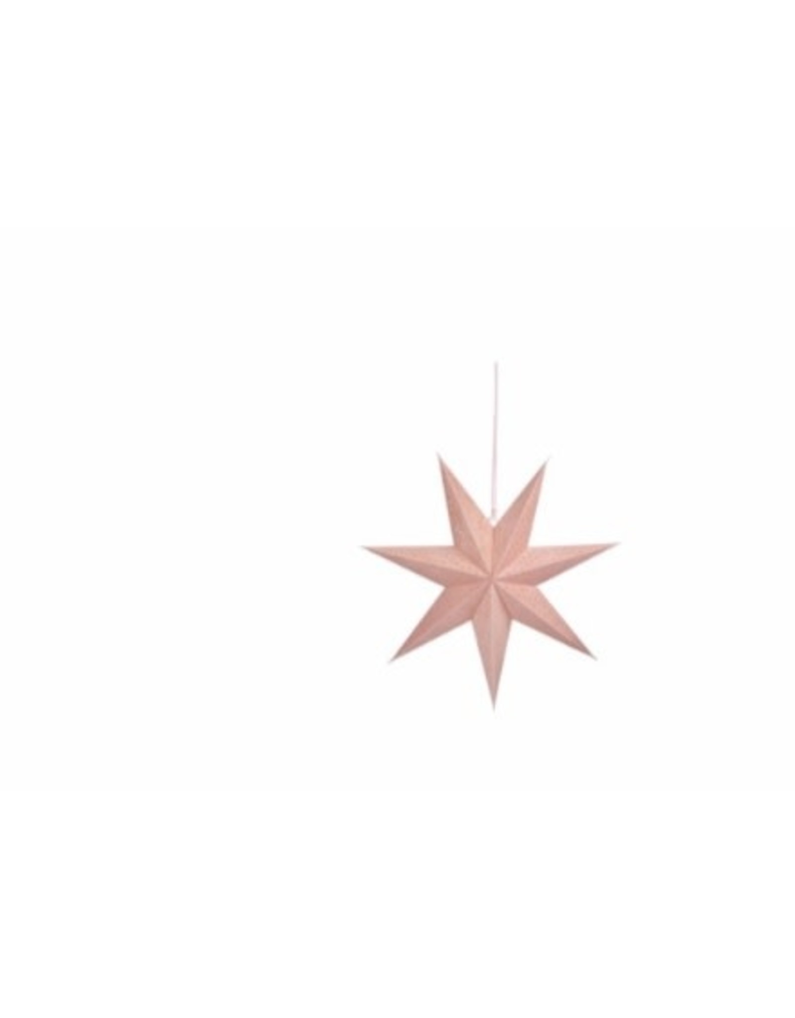 B Living Decorative paper dots star pale pink 45cm