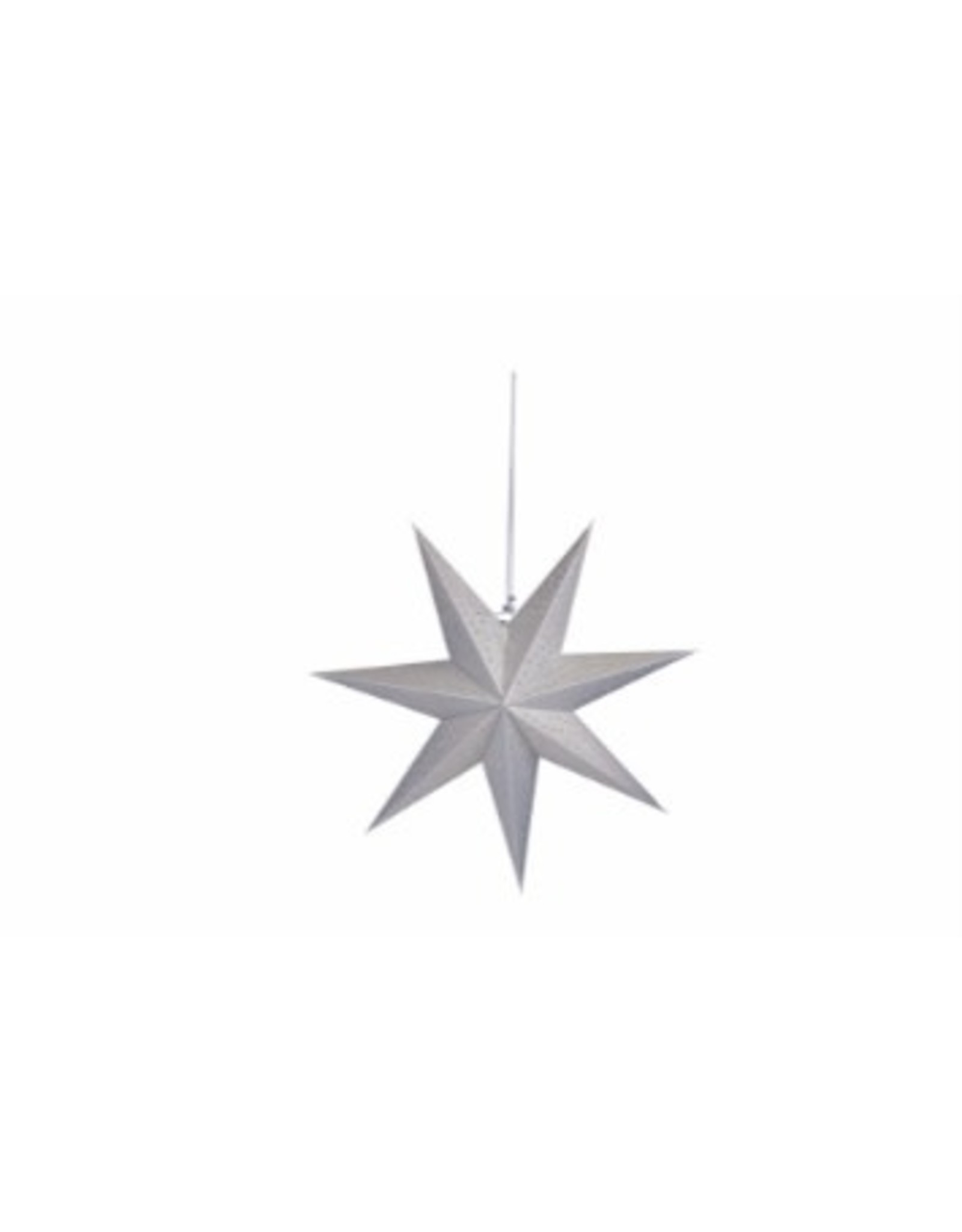 B Living Decorative paper dots star silver glitter 45cm
