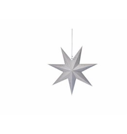 B Living Decorative paper mini star silver glitter 45cm