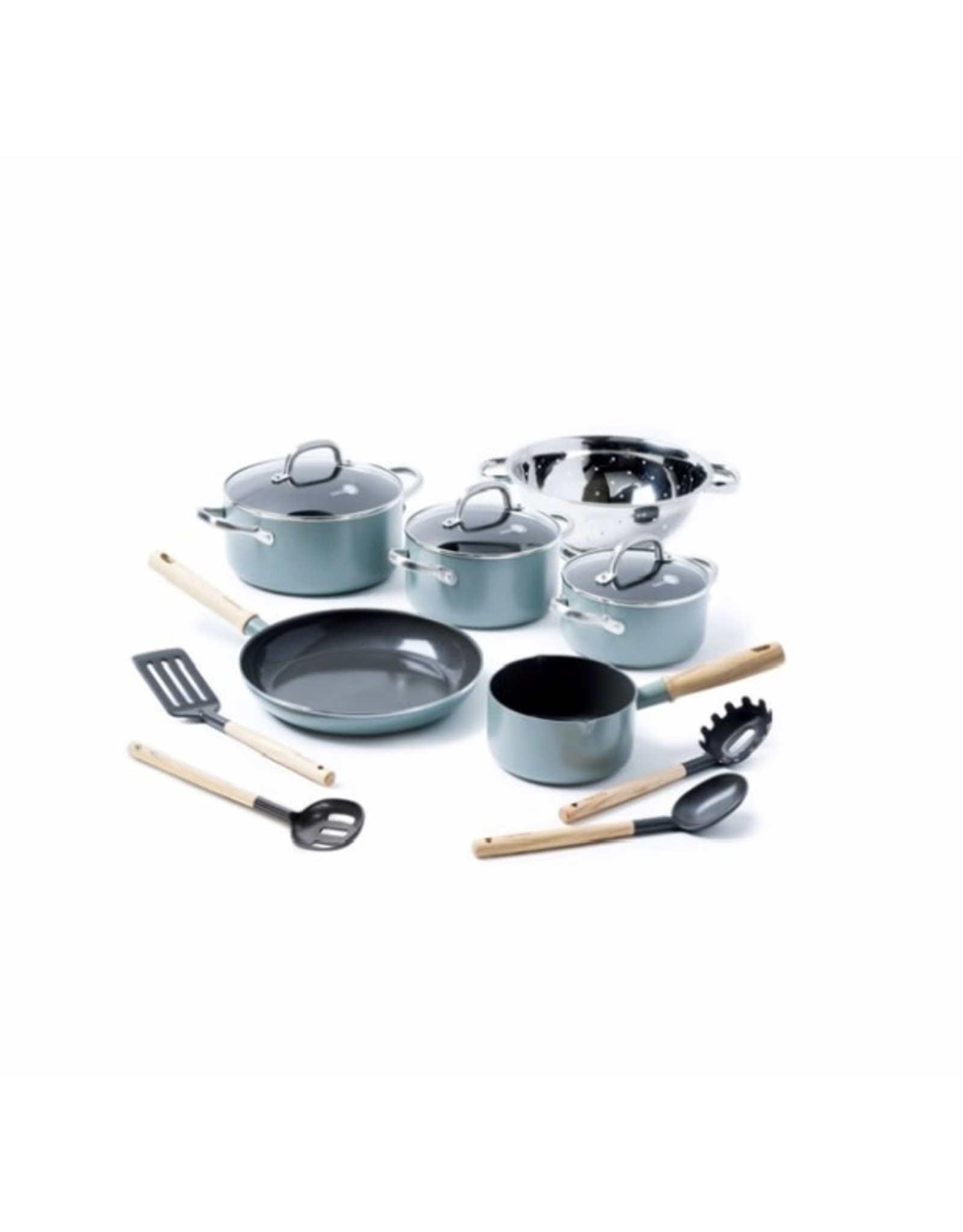 GREEN PAN GreenPan Mayflower Keramische Pannenset - 5-Delig + 5 Accessoires - PFAS-vrij