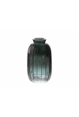 B Living Glas vaas ismay lines pine green H11,8 D7