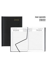 Bureau-agenda 2023 - Leader Luma A5 - Zwart