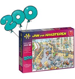 Jan van Haasteren 200ste Legpuzzel - Zeepkisten Race puzzel - 1000 stukjes