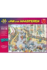 Jan van Haasteren 200ste Legpuzzel - Zeepkisten Race puzzel - 1000 stukjes