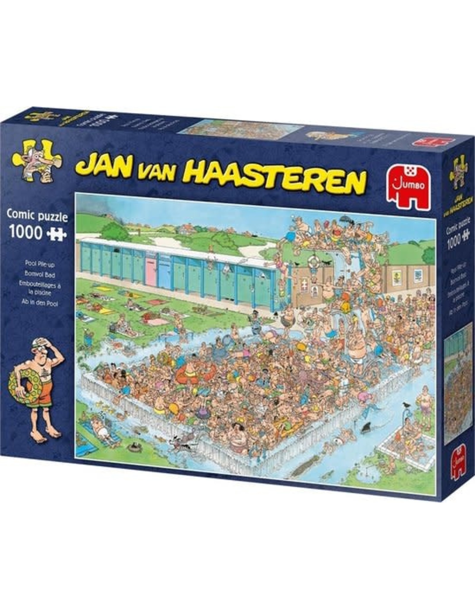 JUMBO Jan Van Haasteren Puzzel Bomvol Bad 1000 Stukjes