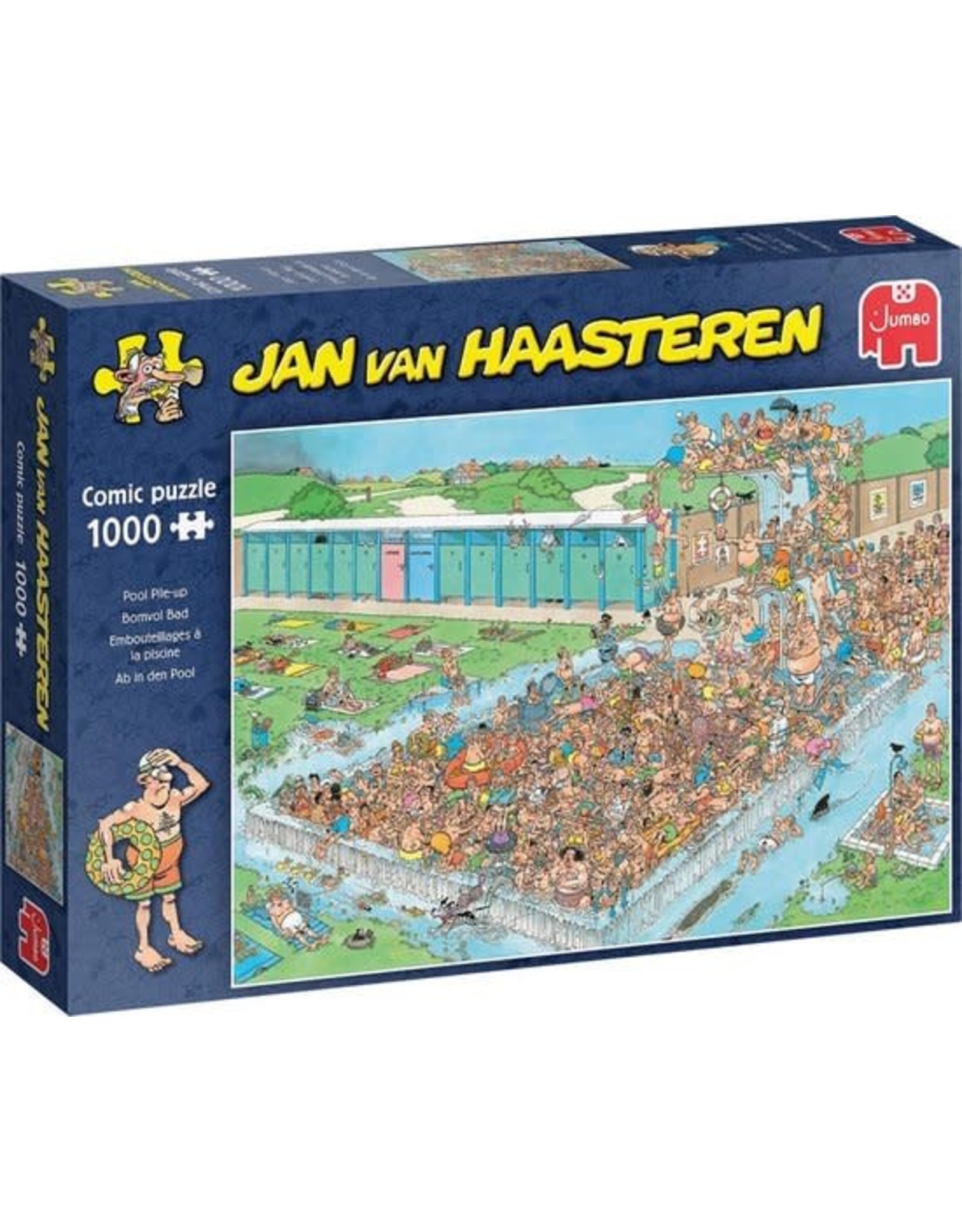 JUMBO Jan Van Haasteren Puzzel Bomvol Bad 1000 Stukjes