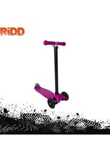 RIDD RiDD Kids Scooter - Stunt Scooter - Step - ABEC-7 - Vanaf 3 jaar - 2 Achterwielen met LED verlichting - RVS Rem - Pink - Roze