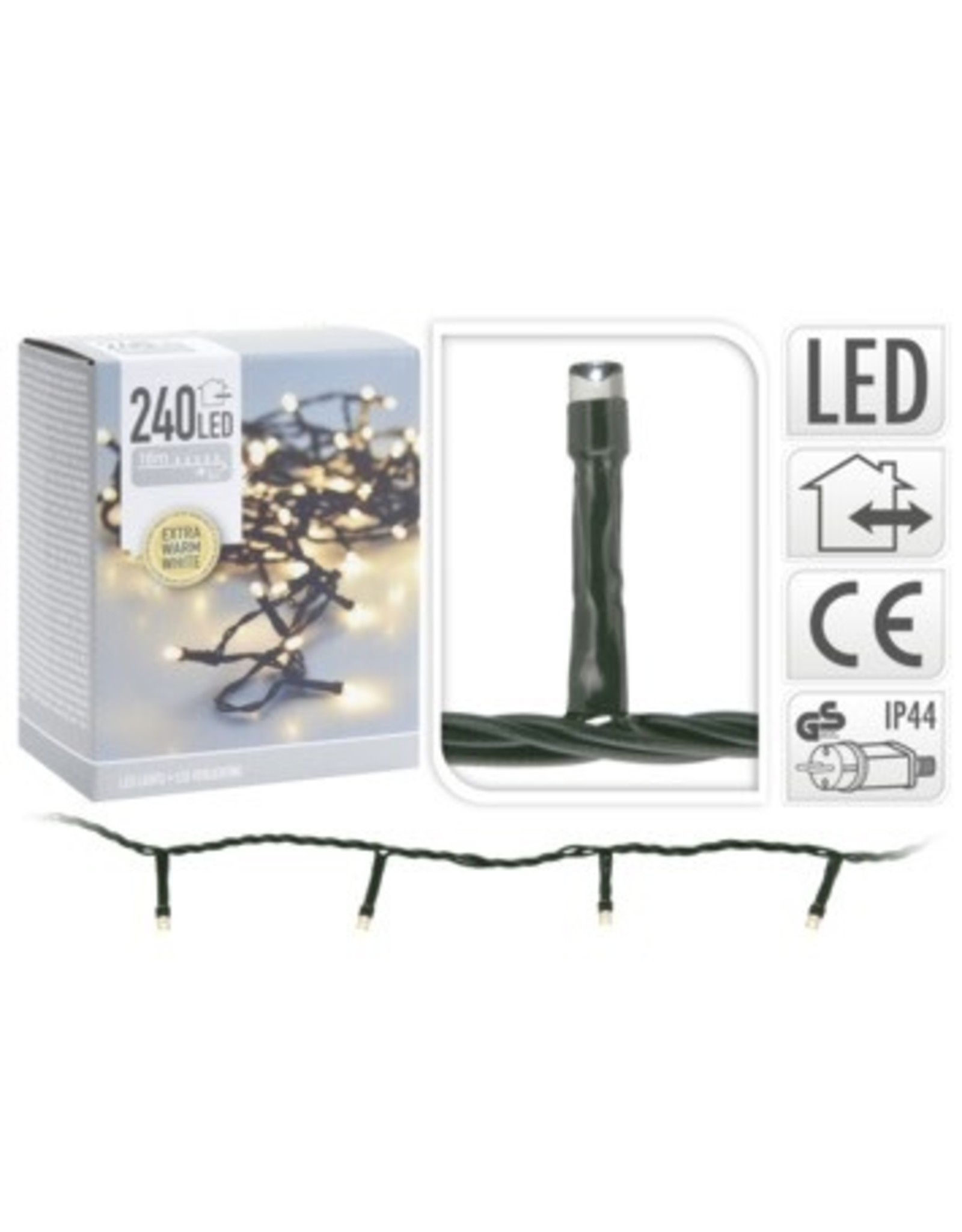 Ways Verlichting 240LED 18M Extra Wam Wit - IP44