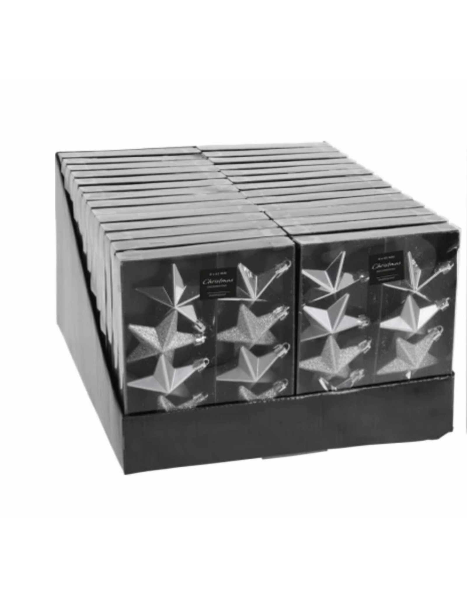 MERKLOOS Kerstbal Onbreekbaar Ster 6.50cm 8 stuks - Zilver