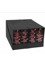 MERKLOOS Kerstbal Onbreekbaar Ster 6.50cm 8 stuks - Rood